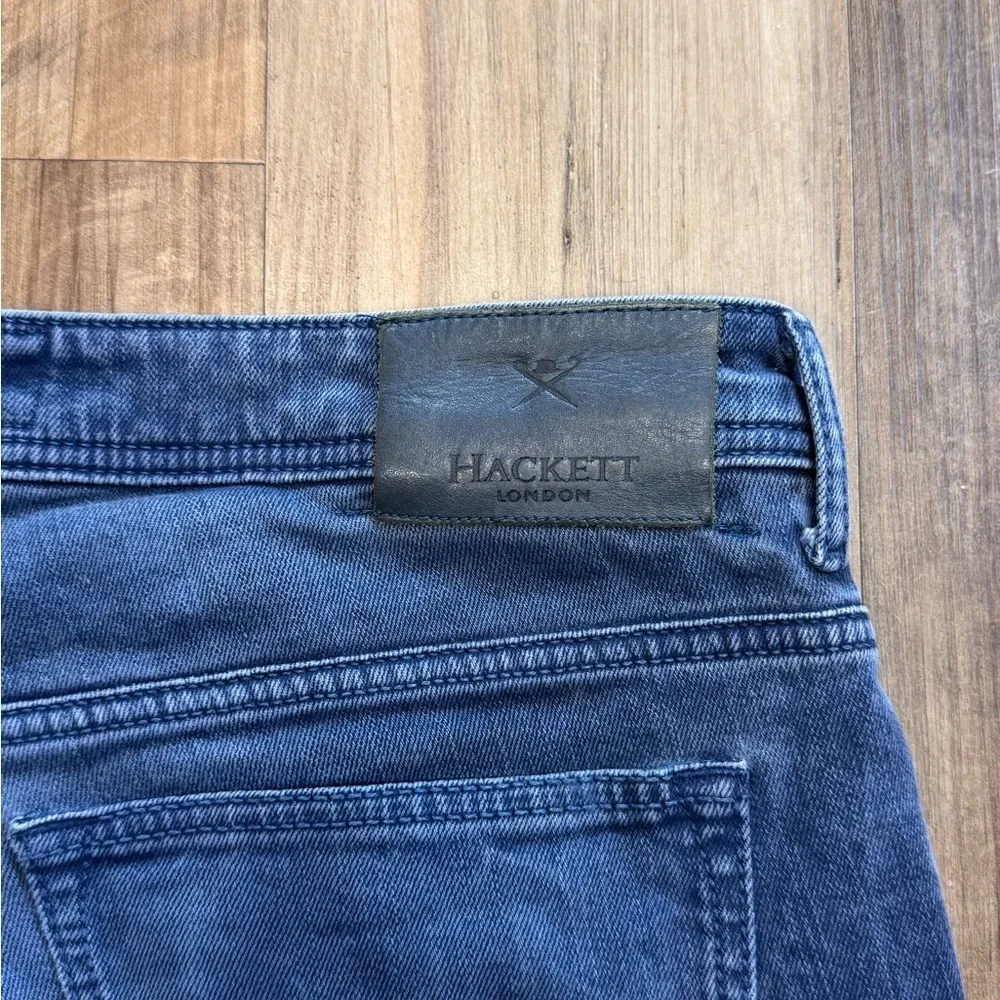 Hackett London Bespoke Denim Newburg Slim, Color 551 Blue, Size 38x32